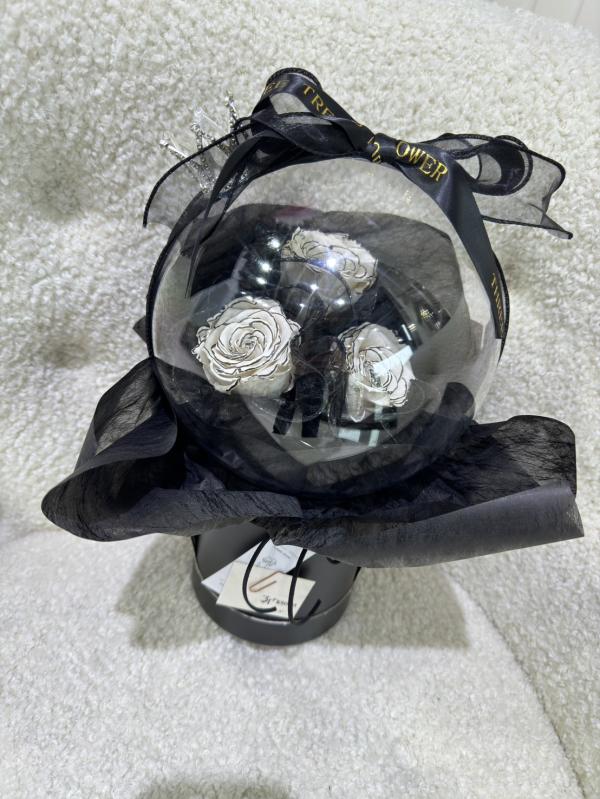 厄瓜多永生玫瑰波波球