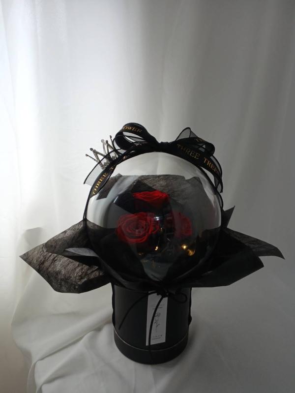 厄瓜多永生玫瑰波波球