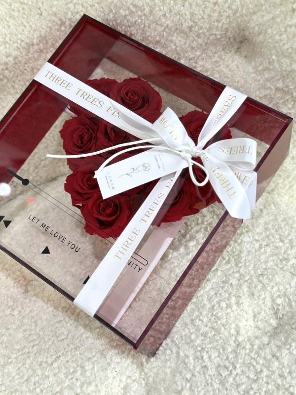 厄瓜多永生玫瑰花盒