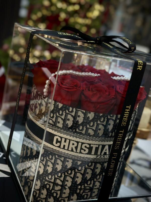 頂級厄瓜多永生玫瑰(壓克力)