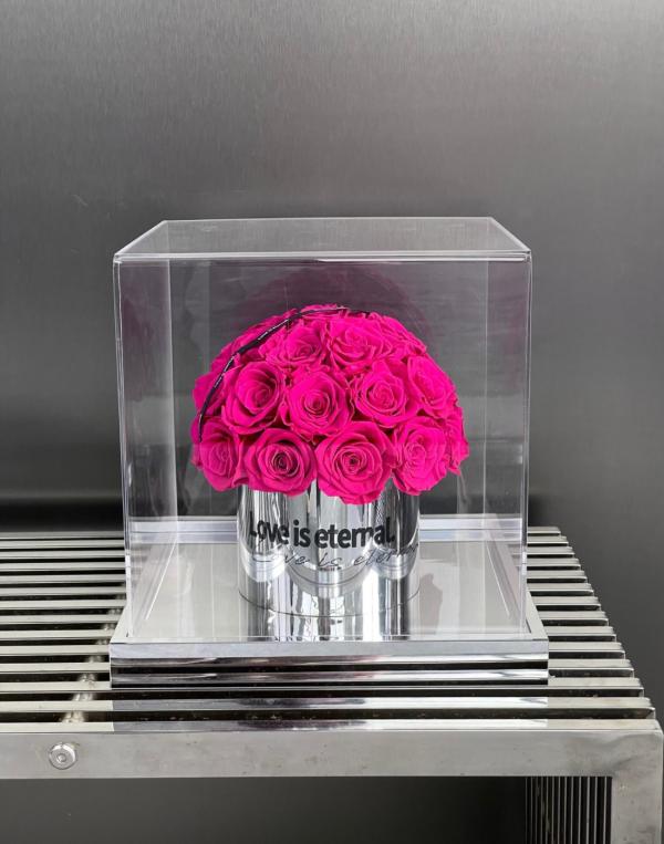壓克力永生玫瑰花盒